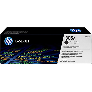 HP CE410A 305A Black Cartridge (2,200 pages)